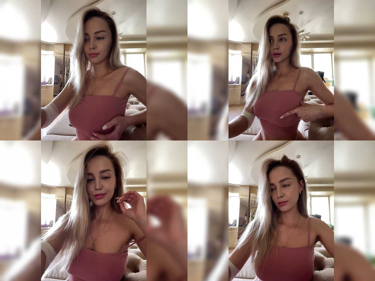 Cam Model TashaDeep No Fucking Handjob Sucking Green Eyes Camshow Slim Woman