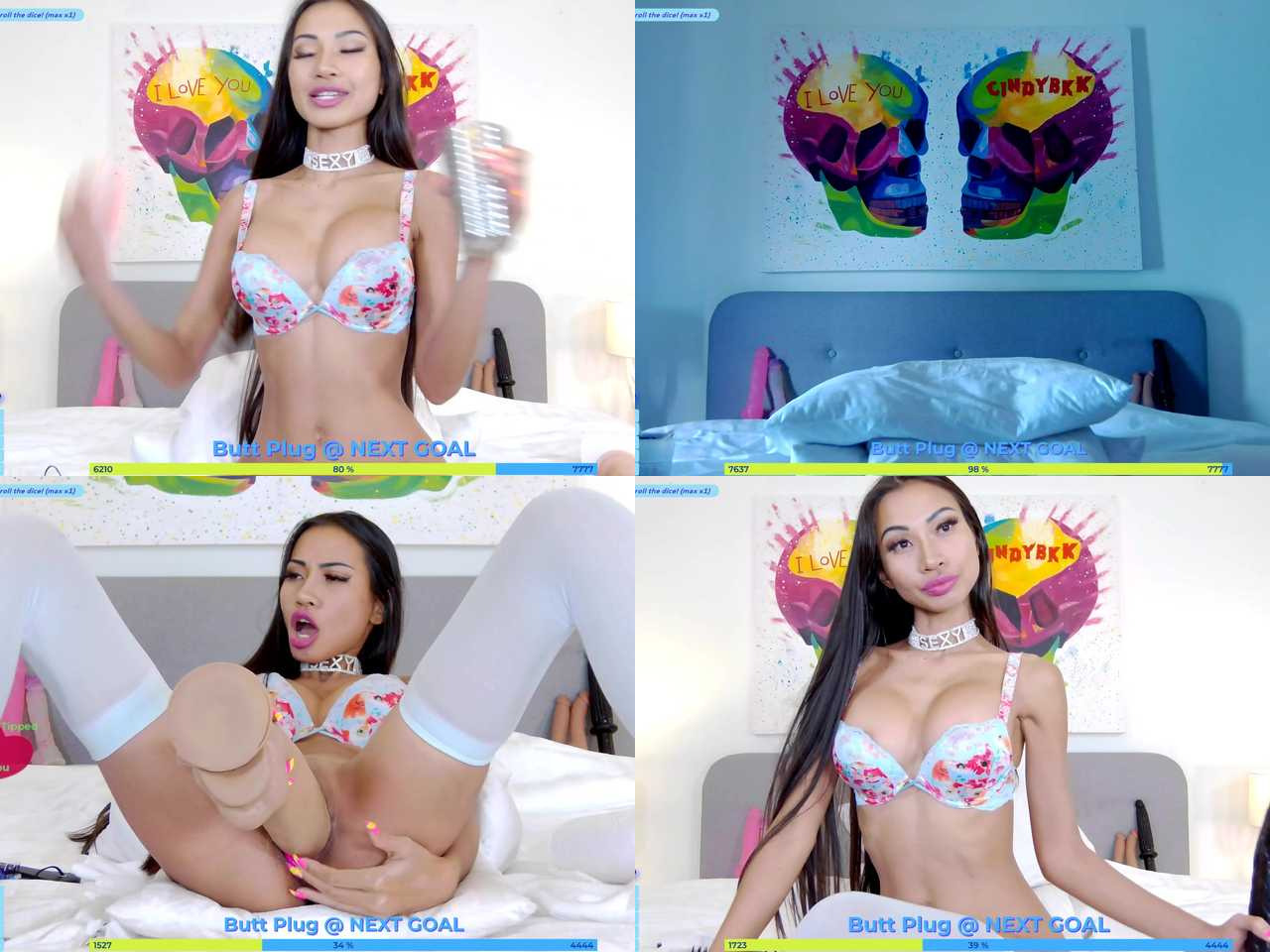 Cam Model CindyBKK Shaved Pussy Medium Boobs Fucking Pussy Speaks English